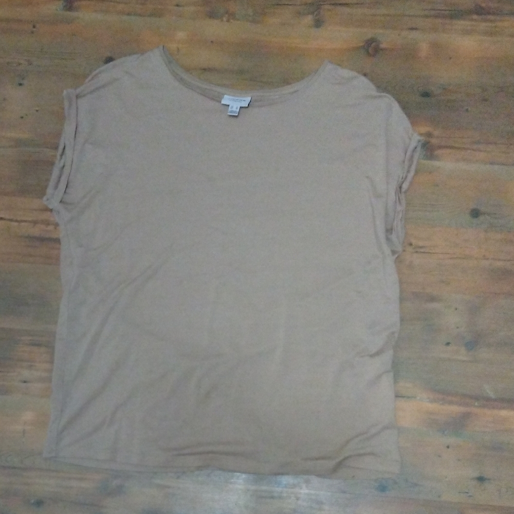 Vero Moda Tan Short Sleeve Top